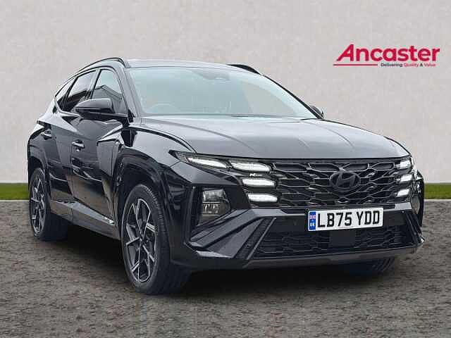 Hyundai TUCSON 1.6T Hybrid N Line 5dr Auto Pearl - Abyss black
