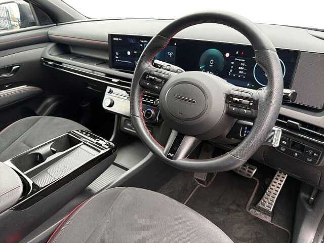 Hyundai TUCSON 1.6T Hybrid N Line 5dr Auto Pearl - Abyss black