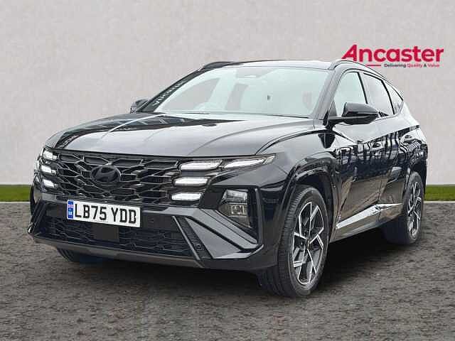 Hyundai TUCSON 1.6T Hybrid N Line 5dr Auto Pearl - Abyss black