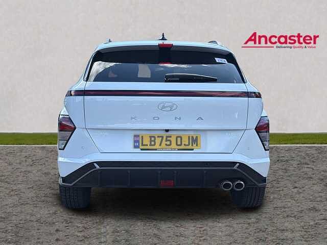 Hyundai KONA 1.6 Hybrid 129 N Line 5dr DCT lid - Atlas white