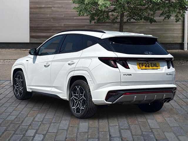 Hyundai TUCSON 1.6 T-GDi N Line SUV 5dr Petrol Manual Euro 6 (s/s) (150 ps) Serenity White