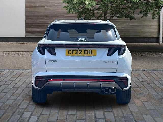 Hyundai TUCSON 1.6 T-GDi N Line SUV 5dr Petrol Manual Euro 6 (s/s) (150 ps) Serenity White