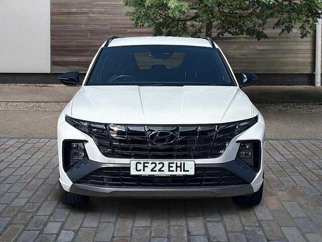Hyundai TUCSON 1.6 T-GDi N Line SUV 5dr Petrol Manual Euro 6 (s/s) (150 ps) Serenity White