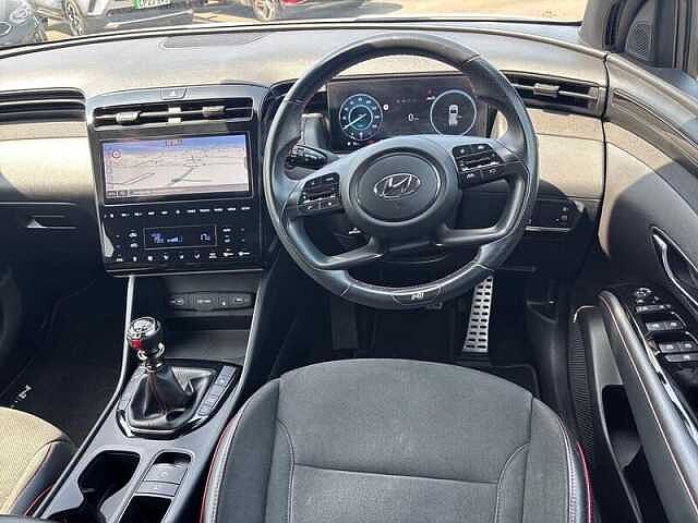 Hyundai TUCSON 1.6 T-GDi N Line SUV 5dr Petrol Manual Euro 6 (s/s) (150 ps) Serenity White