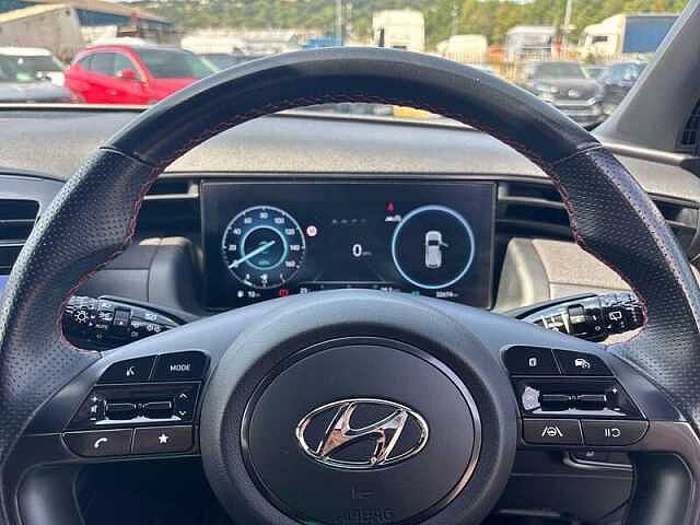 Hyundai TUCSON 1.6 T-GDi N Line SUV 5dr Petrol Manual Euro 6 (s/s) (150 ps) Serenity White
