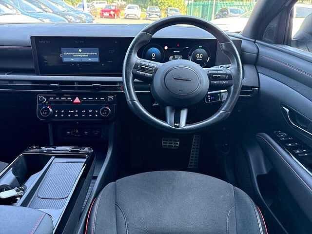 Hyundai TUCSON 1.6 T-GDi N Line S SUV 5dr Petrol Hybrid Auto 4WD Euro 6 (s/s) (215 ps) Shimmering Silver