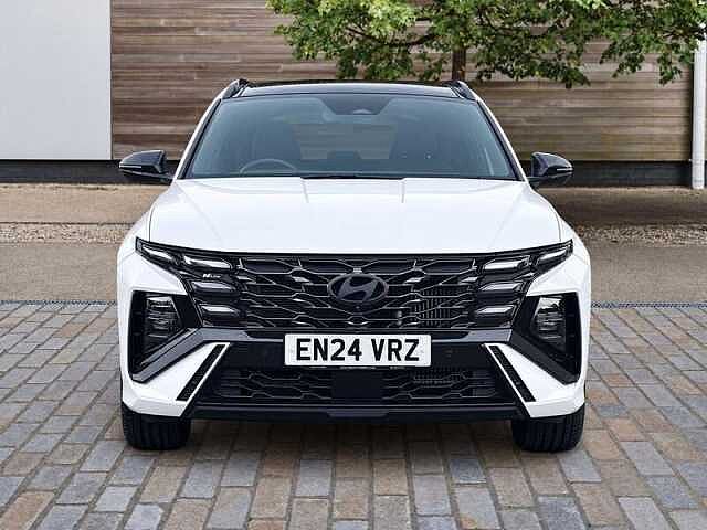 Hyundai TUCSON 1.6 T-GDi N Line S SUV 5dr Petrol Manual Euro 6 (s/s) (160 ps) Atlas White