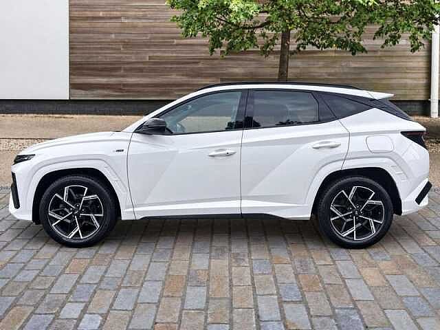 Hyundai TUCSON 1.6 T-GDi N Line S SUV 5dr Petrol Manual Euro 6 (s/s) (160 ps) Atlas White