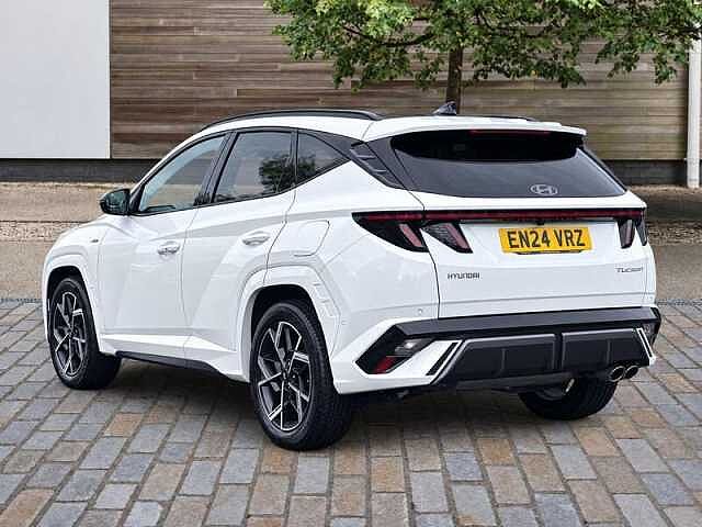 Hyundai TUCSON 1.6 T-GDi N Line S SUV 5dr Petrol Manual Euro 6 (s/s) (160 ps) Atlas White