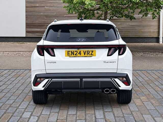 Hyundai TUCSON 1.6 T-GDi N Line S SUV 5dr Petrol Manual Euro 6 (s/s) (160 ps) Atlas White