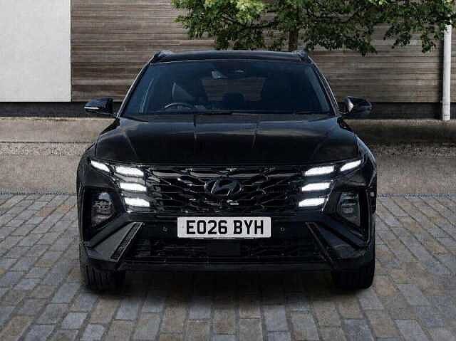 Hyundai TUCSON 1.6T N Line S SUV 5dr Petrol Hybrid Auto Euro 6 (s/s) (239 ps) Abyss Black
