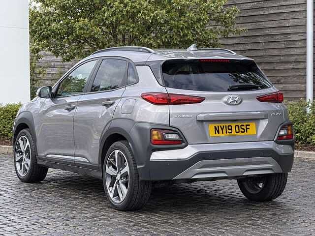 Hyundai KONA 1.0 T-GDi Premium SUV 5dr Petrol Manual Euro 6 (s/s) (120 ps) Lake Silver