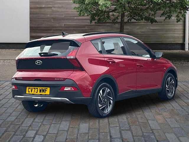 Hyundai BAYON 1.0 T-GDi MHEV SE Connect SUV 5dr Petrol Hybrid DCT Euro 6 (s/s) (100 ps) Dragon Red