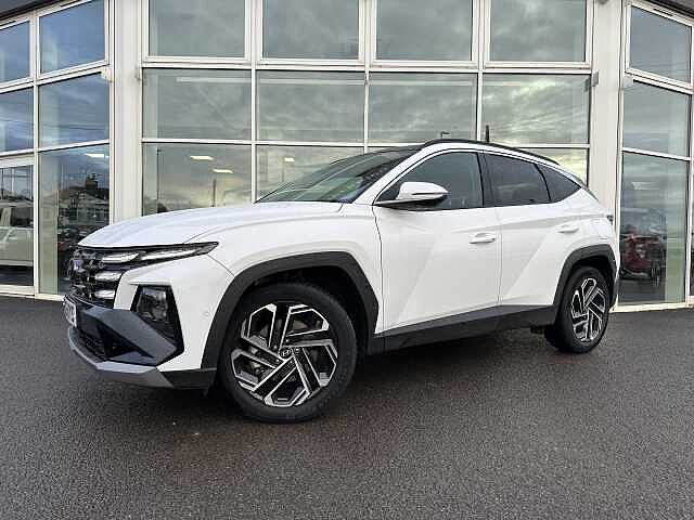 Hyundai TUCSON 1.6T Hybrid Ultimate 5dr Auto Atlas White
