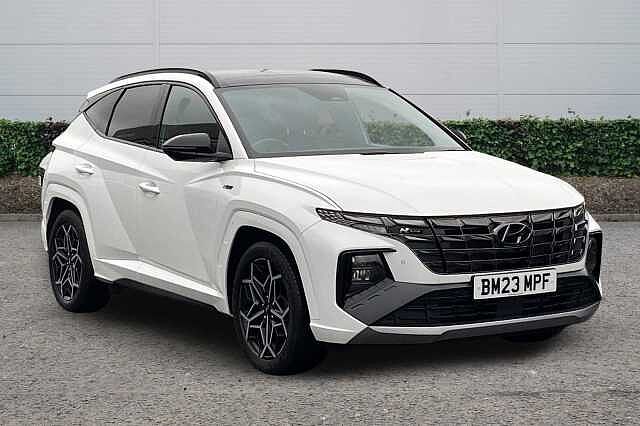 Hyundai TUCSON 1.6 T-GDi N Line S SUV 5dr Petrol Manual Euro 6 (s/s) (150 ps) Serenity White