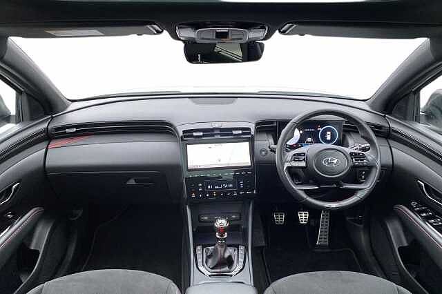 Hyundai TUCSON 1.6 T-GDi N Line S SUV 5dr Petrol Manual Euro 6 (s/s) (150 ps) Serenity White