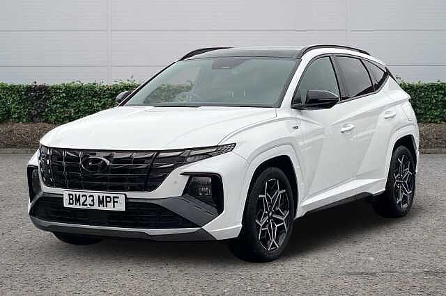 Hyundai TUCSON 1.6 T-GDi N Line S SUV 5dr Petrol Manual Euro 6 (s/s) (150 ps) Serenity White