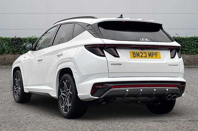 Hyundai TUCSON 1.6 T-GDi N Line S SUV 5dr Petrol Manual Euro 6 (s/s) (150 ps) Serenity White