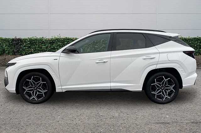 Hyundai TUCSON 1.6 T-GDi N Line S SUV 5dr Petrol Manual Euro 6 (s/s) (150 ps) Serenity White