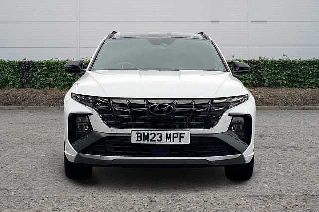 Hyundai TUCSON 1.6 T-GDi N Line S SUV 5dr Petrol Manual Euro 6 (s/s) (150 ps) Serenity White