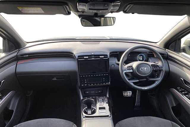 Hyundai TUCSON 1.6 h T-GDi N Line SUV 5dr Petrol Hybrid Auto Euro 6 (s/s) (230 ps) Shimmering Silver