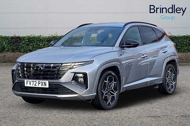 Hyundai TUCSON 1.6 h T-GDi N Line SUV 5dr Petrol Hybrid Auto Euro 6 (s/s) (230 ps) Shimmering Silver
