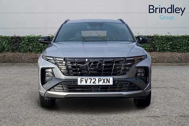 Hyundai TUCSON 1.6 h T-GDi N Line SUV 5dr Petrol Hybrid Auto Euro 6 (s/s) (230 ps) Shimmering Silver