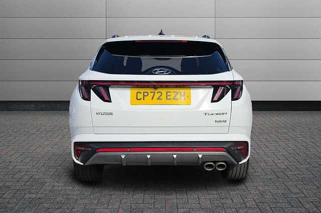 Hyundai TUCSON 1.6 TGDi Hybrid 230 N Line 5dr 2WD Auto White