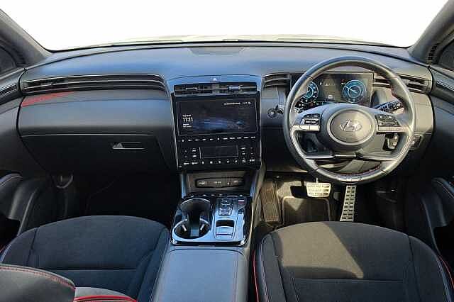 Hyundai TUCSON 1.6 TGDi Hybrid 230 N Line 5dr 2WD Auto White