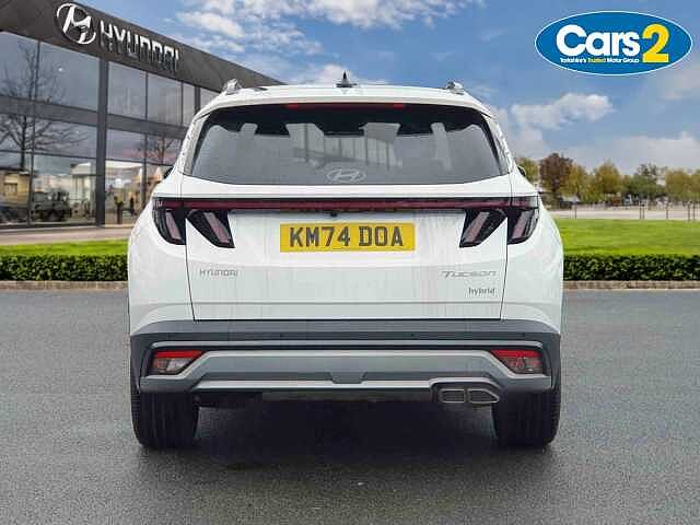 Hyundai TUCSON 1.6T Hybrid Ultimate 5dr Auto White