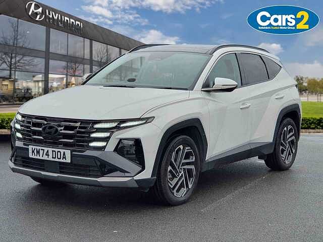 Hyundai TUCSON 1.6T Hybrid Ultimate 5dr Auto White