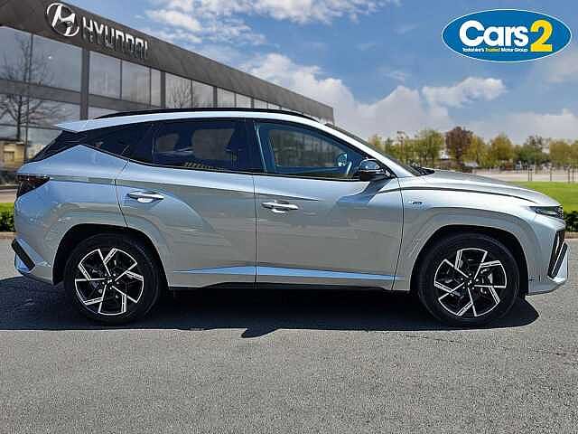 Hyundai TUCSON 1.6T 239 Hybrid N Line 5dr Auto Silver