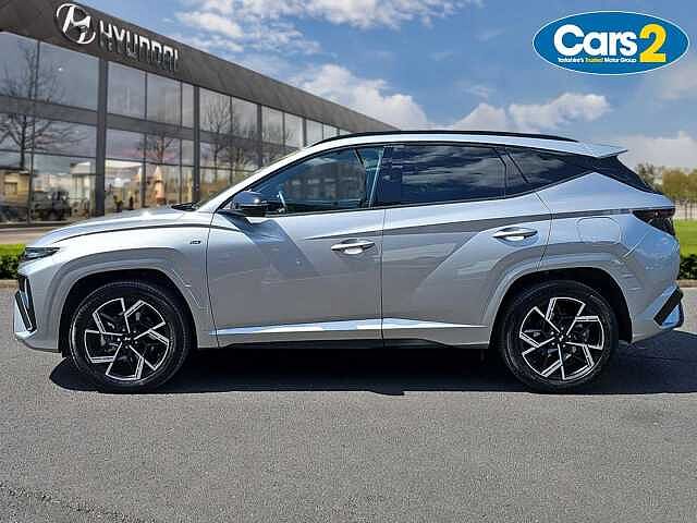 Hyundai TUCSON 1.6T 239 Hybrid N Line 5dr Auto Silver