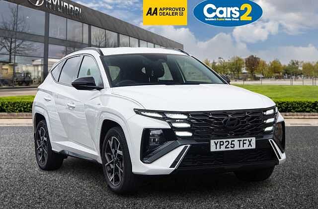 Hyundai TUCSON 1.6T Hybrid N Line 5dr Auto White