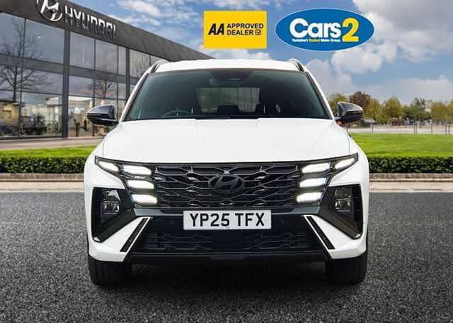 Hyundai TUCSON 1.6T Hybrid N Line 5dr Auto White