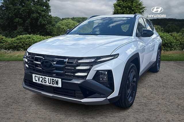 Hyundai TUCSON 1.6T 150 Black Line 5dr Atlas White