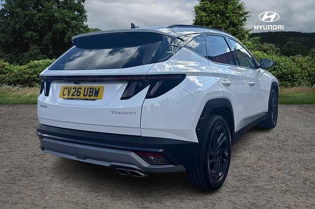 Hyundai TUCSON 1.6T 150 Black Line 5dr Atlas White