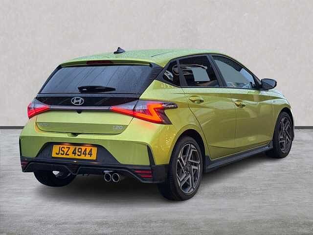 Hyundai I20 1.0 T-Gdi N Line S Hatchback 5Dr Petrol Manual Euro 6 (S/S) (100 Ps) Lucid Lime With Black Roof And Door Mirr