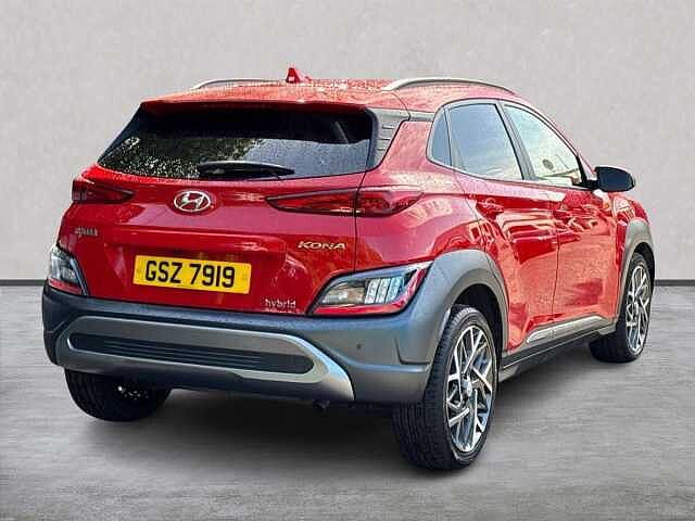 Hyundai KONA 1.6 H-Gdi Premium Suv 5Dr Petrol Hybrid Dct Euro 6 (S/S) (141 Ps) Red