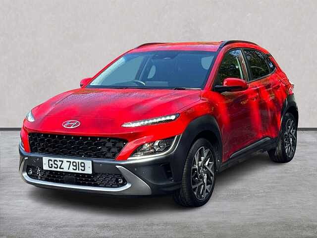 Hyundai KONA 1.6 H-Gdi Premium Suv 5Dr Petrol Hybrid Dct Euro 6 (S/S) (141 Ps) Red