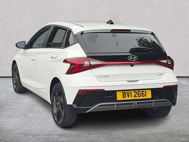 Hyundai I20 1.0 T-Gdi Black Line Hatchback 5Dr Petrol Manual Euro 6 (S/S) (90 Ps) White