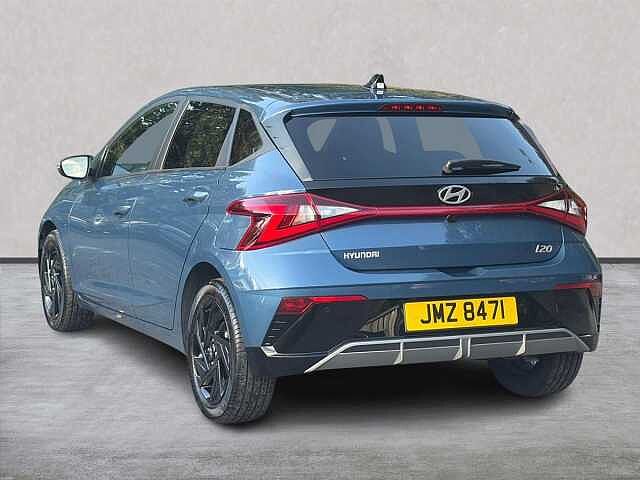 Hyundai I20 1.0 T-Gdi Black Line Hatchback 5Dr Petrol Manual Euro 6 (S/S) (90 Ps) Pearl - Vibrant Blue