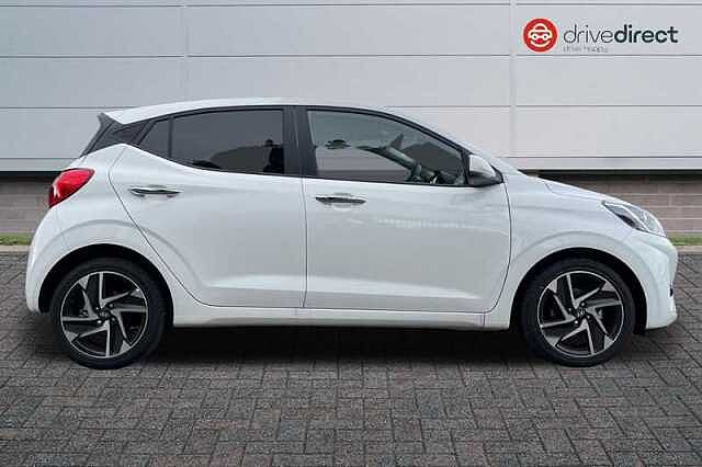 Hyundai I10 1.0 Premium Hatchback 5dr Petrol Auto Euro 6 (s/s) (63 ps) White