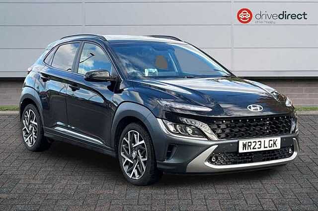 Hyundai KONA 1.6 h-GDi Ultimate SUV 5dr Petrol Hybrid DCT Euro 6 (s/s) (141 ps) Black