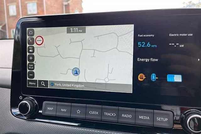 Hyundai KONA 1.6 h-GDi Ultimate SUV 5dr Petrol Hybrid DCT Euro 6 (s/s) (141 ps) Black