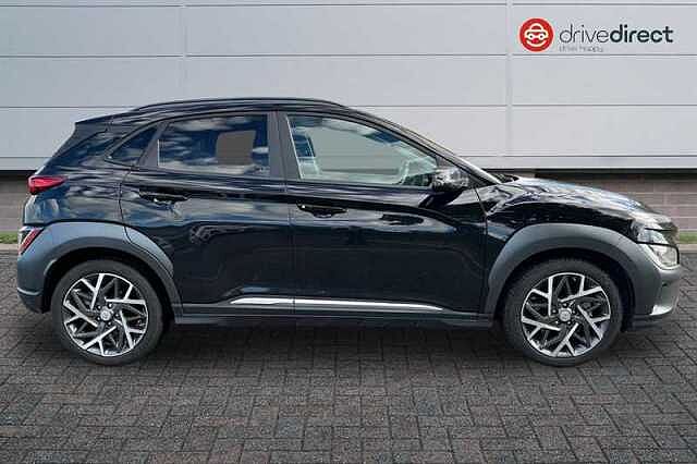 Hyundai KONA 1.6 h-GDi Ultimate SUV 5dr Petrol Hybrid DCT Euro 6 (s/s) (141 ps) Black