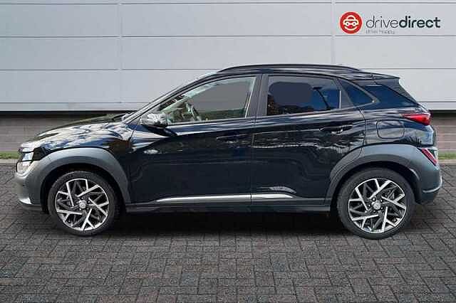 Hyundai KONA 1.6 h-GDi Ultimate SUV 5dr Petrol Hybrid DCT Euro 6 (s/s) (141 ps) Black