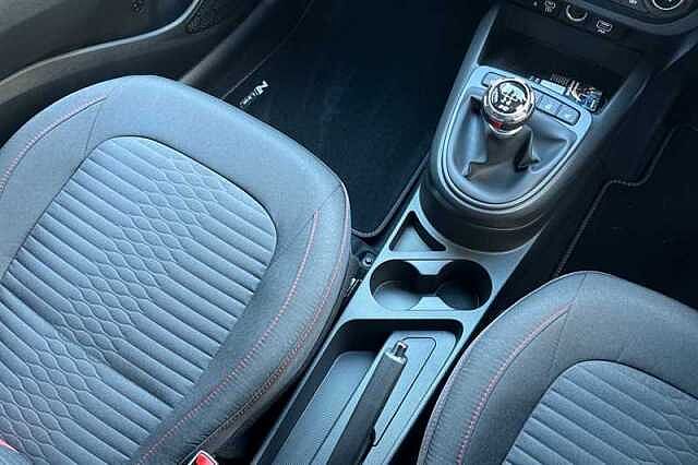 Hyundai I10 1.0 T-GDi N Line Hatchback 5dr Petrol Manual Euro 6 (s/s) (90 ps) Black