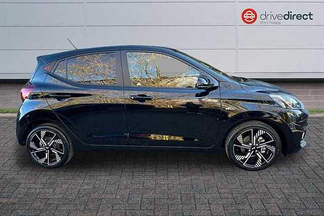 Hyundai I10 1.0 T-GDi N Line Hatchback 5dr Petrol Manual Euro 6 (s/s) (90 ps) Black