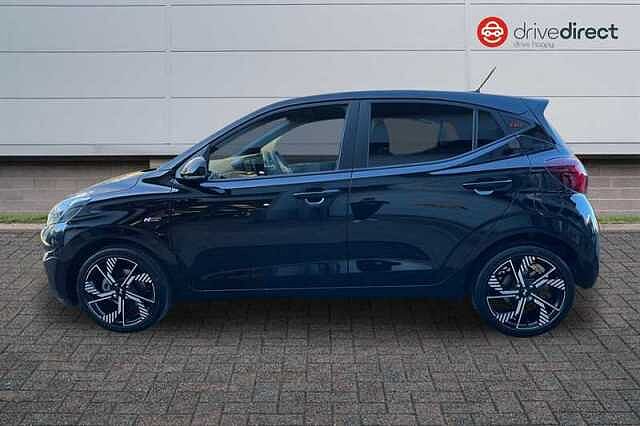 Hyundai I10 1.0 T-GDi N Line Hatchback 5dr Petrol Manual Euro 6 (s/s) (90 ps) Black